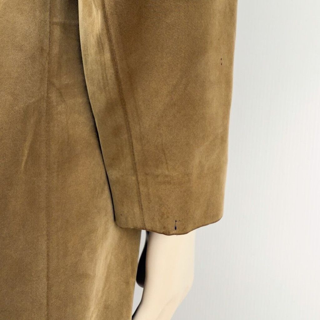Massimo Dutti MASSIMO DUTTI Blazer Dress / Trench Coat Tan Belted Fall 6 Size M / US 6-8 / IT 42-44 - 12 Thumbnail