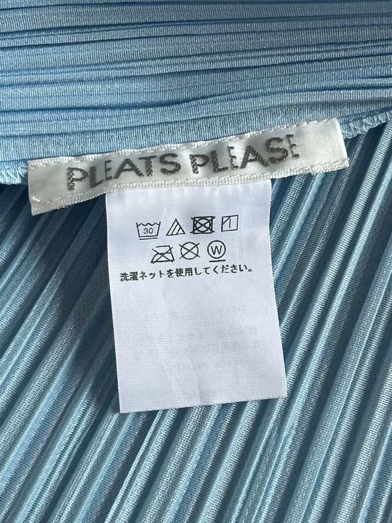 Issey Miyake Issey Miyake size:4 Blue pleated cardigan Size S / US 4 / IT 40 - 3 Thumbnail