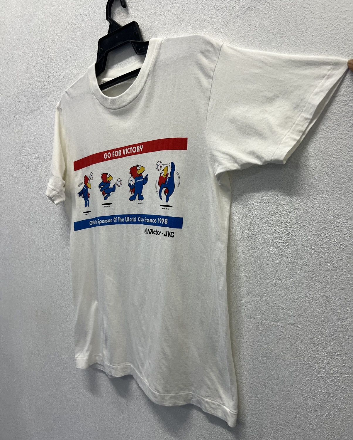 Vintage 🔥grailsale🔥 VINTAGE OFFICIAL SPONSOR OF THE WORLD CUP FRANCE Size US M / EU 48-50 / 2 - 4 Thumbnail