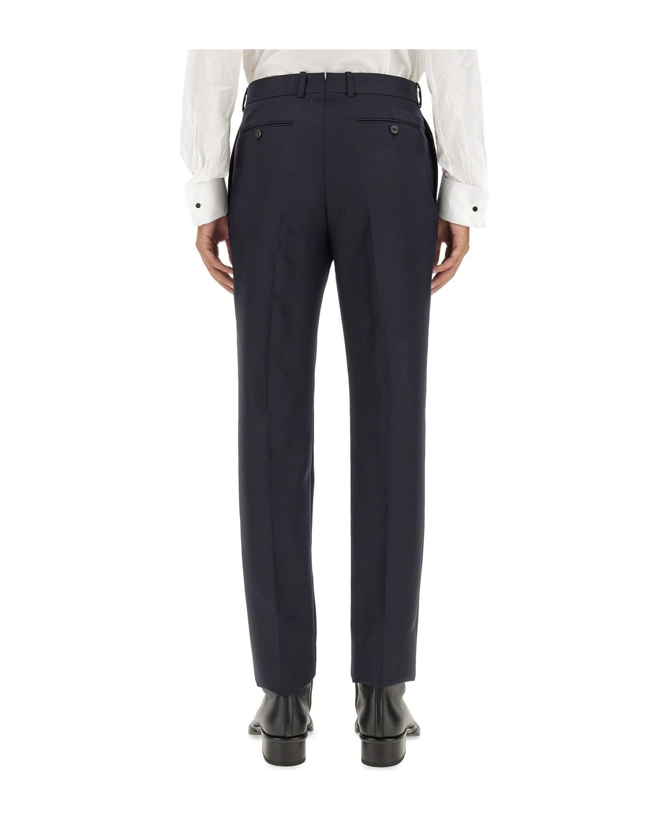 Alexander McQueen o1w1db10725 Tailored Cigarette Trousers in Black Size US 42 / EU 58 - 3 Thumbnail