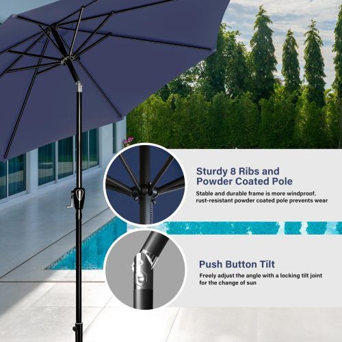 Designer × Homemade Patio Umbrella Outdoor Table Market Yard Umbrella Size US L / EU 52-54 / 3 - 4 Thumbnail