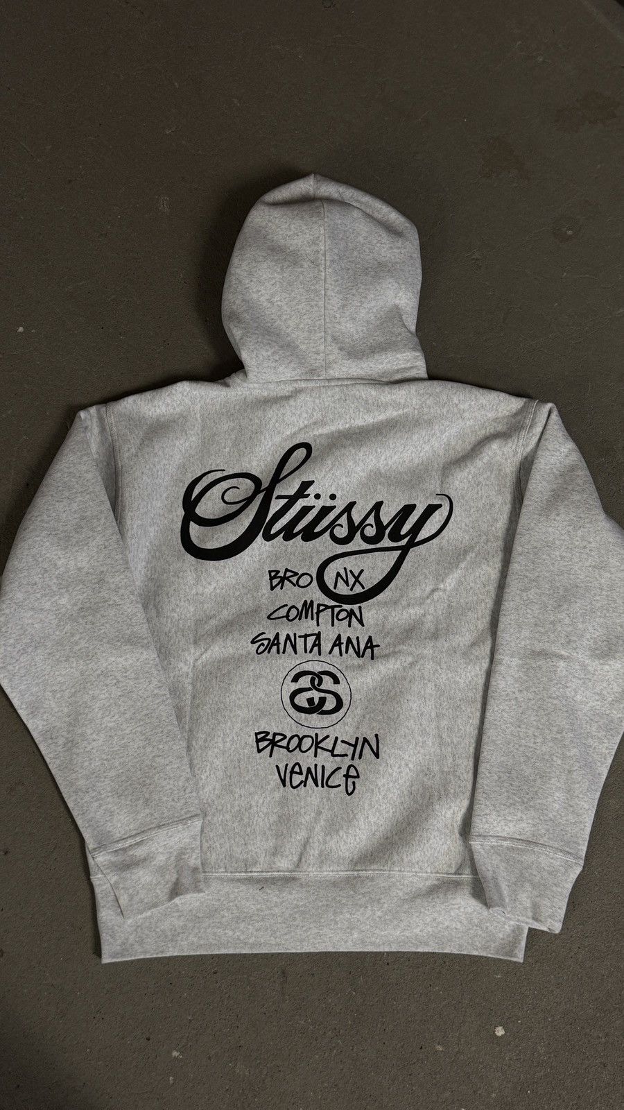 Stussy Stussy World Tour Hoodie Ash Heather Size US S / EU 44-46 / 1 - 2 Thumbnail