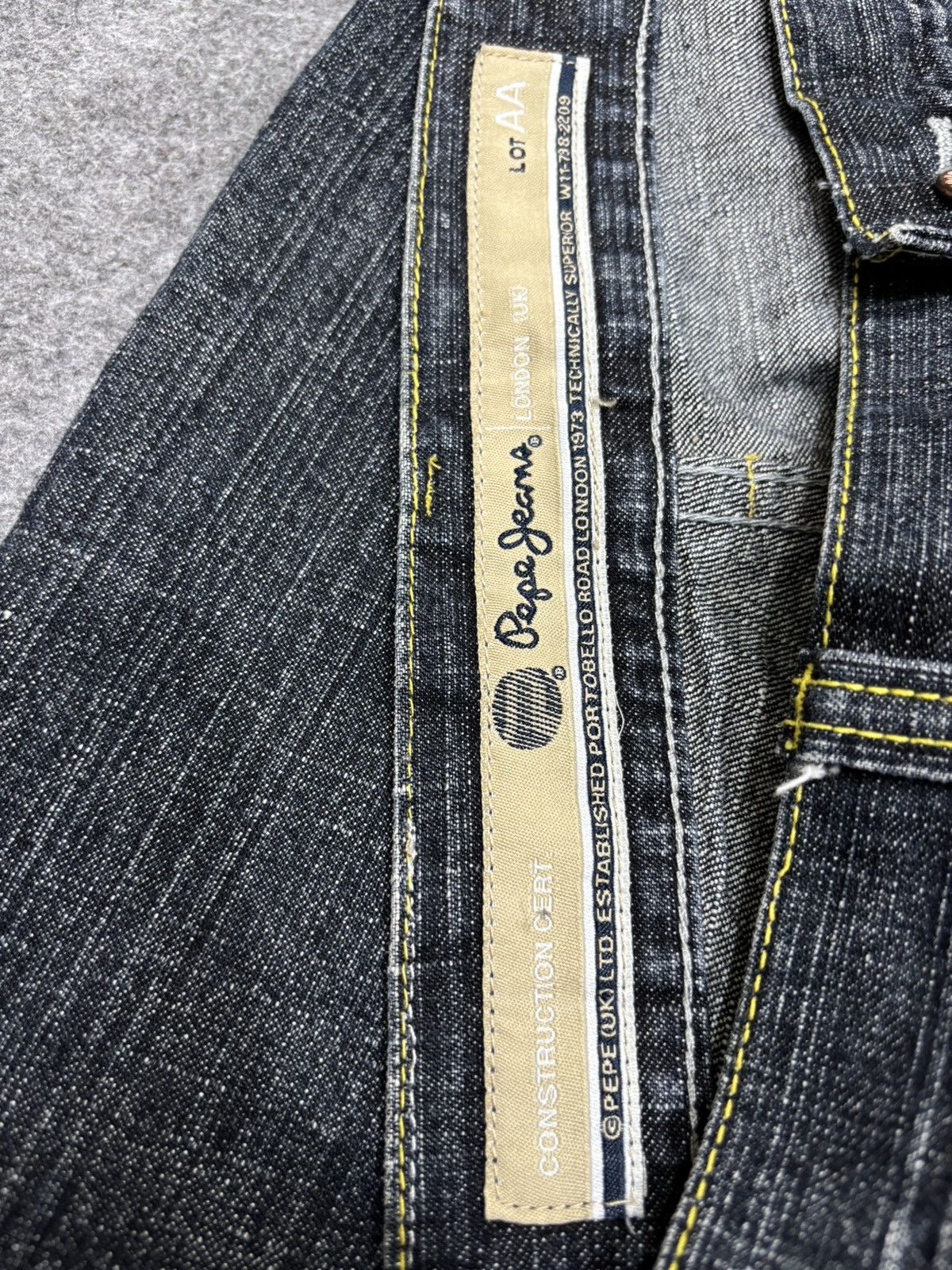 Japanese Brand 💥Baggy Patchwork💥Sick Rapper Pepe Patchwork Denim F687 Size US 35 - 20 Thumbnail