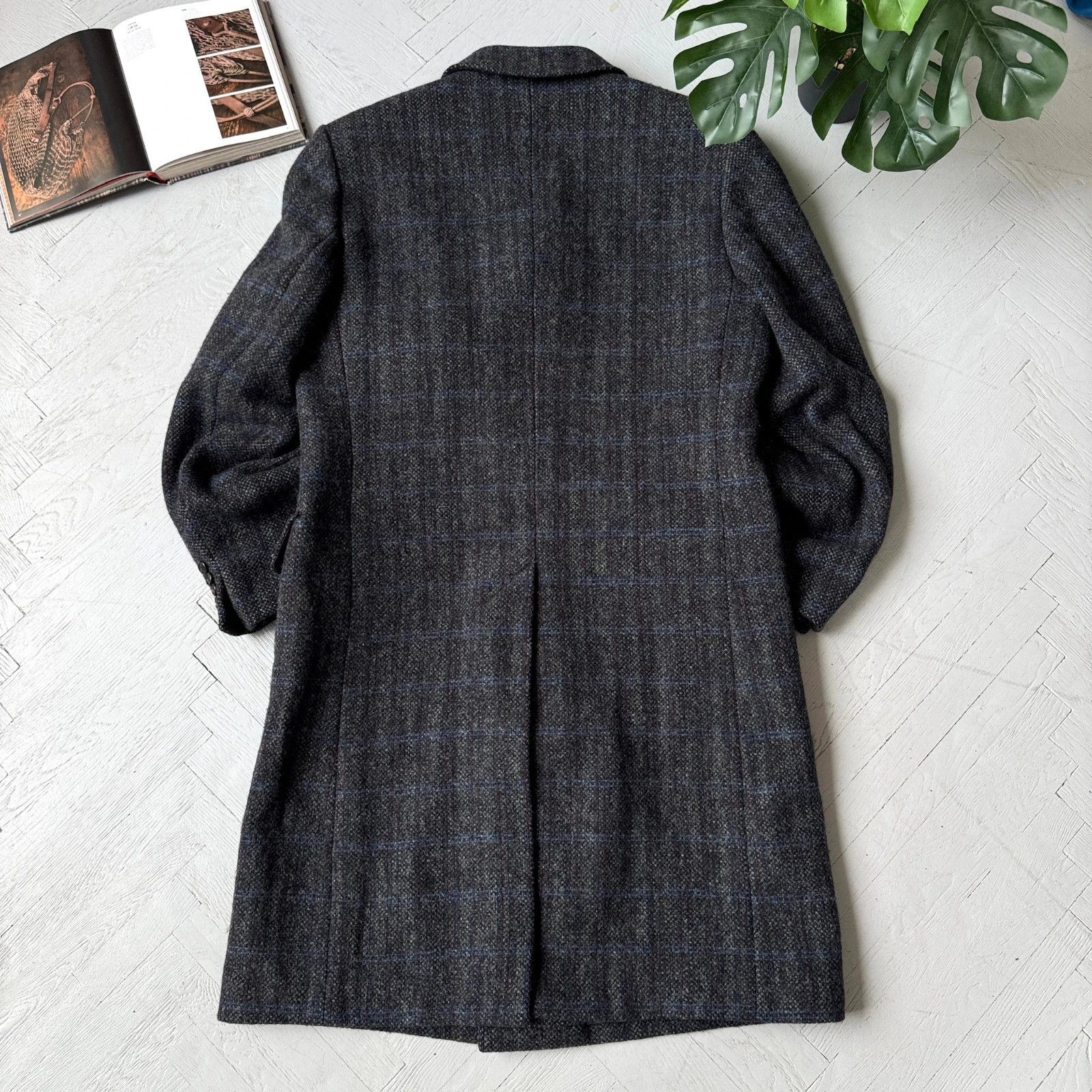 Vintage Vintage Preppy Pure New Wool Tweed Over coat Elegant Style Size US M / EU 48-50 / 2 - 8 Thumbnail