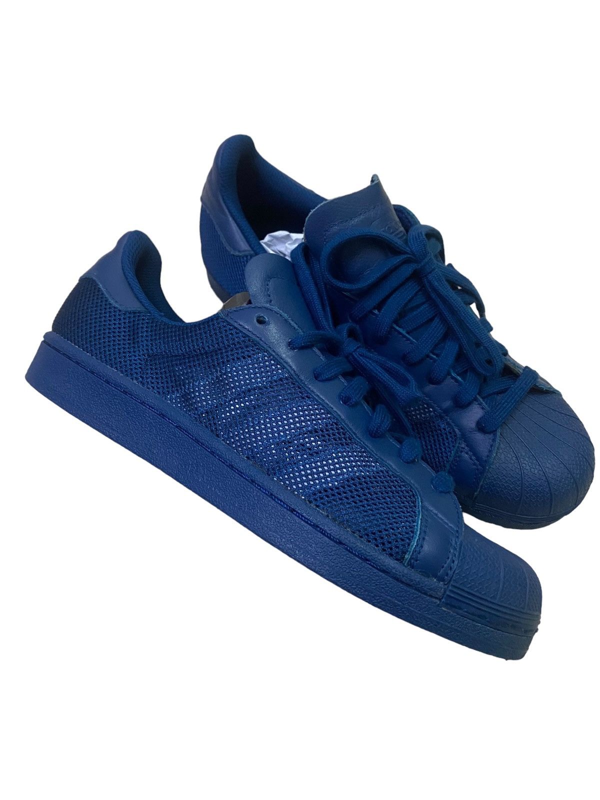 Adidas  Vintage Adidas Superstar Triple Knit Navy | Grailed