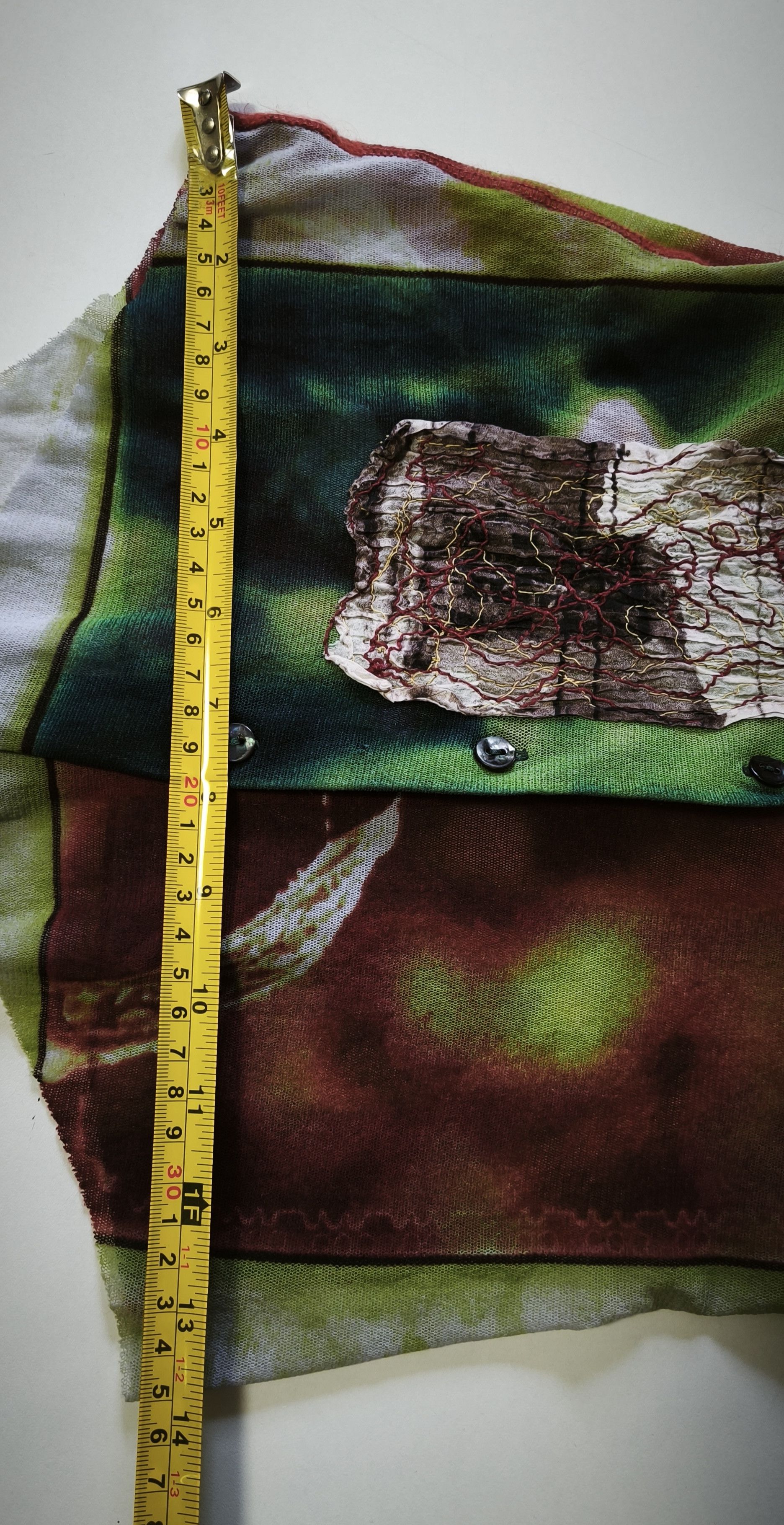 Jean Paul Gaultier Sping 2002 - Plants Photos print mesh top Size S / US 4 / IT 40 - 9 Thumbnail