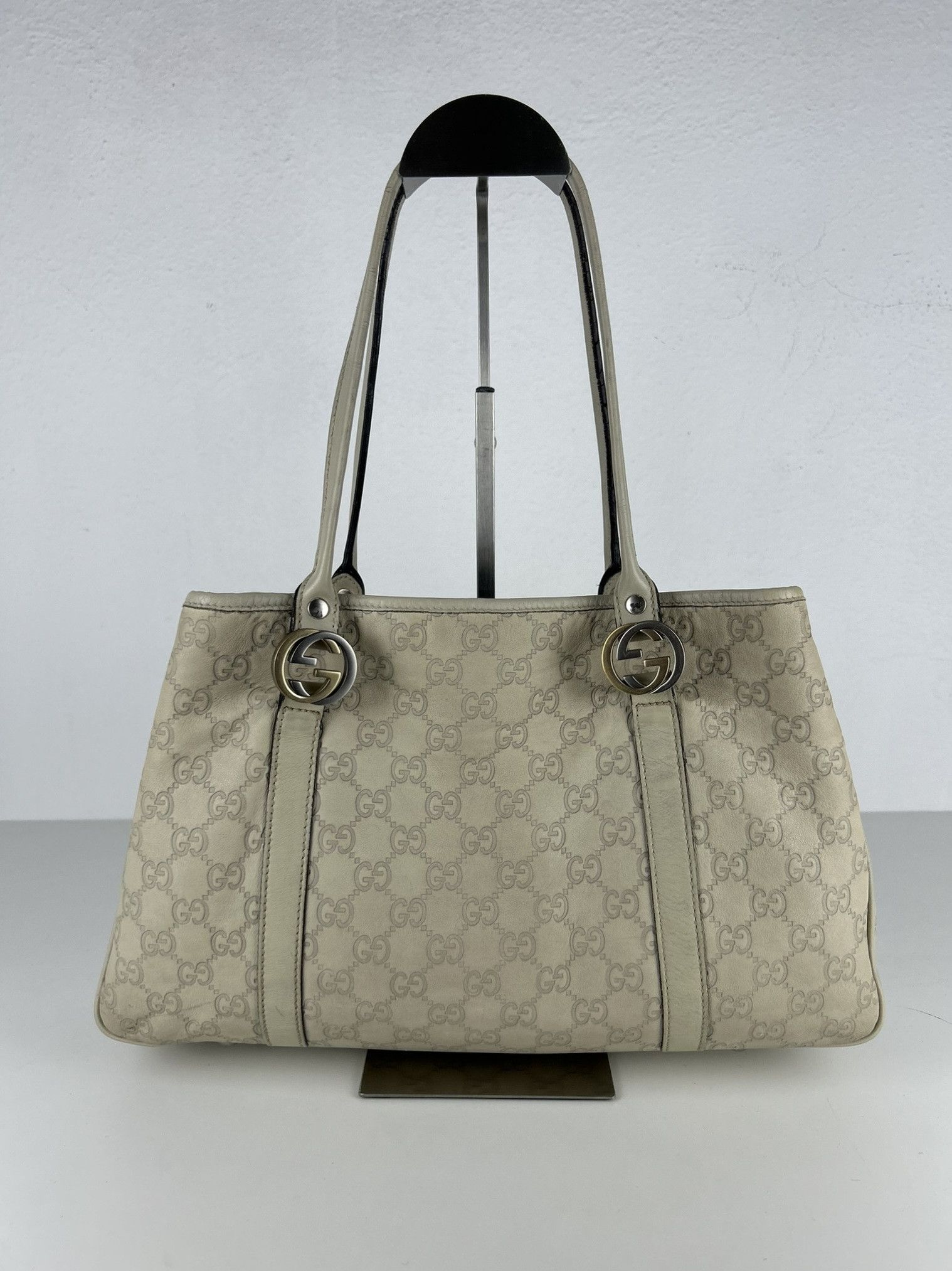 Gucci Gucci guccissima twins leather monogram tote bag Size ONE SIZE - 1 Thumbnail