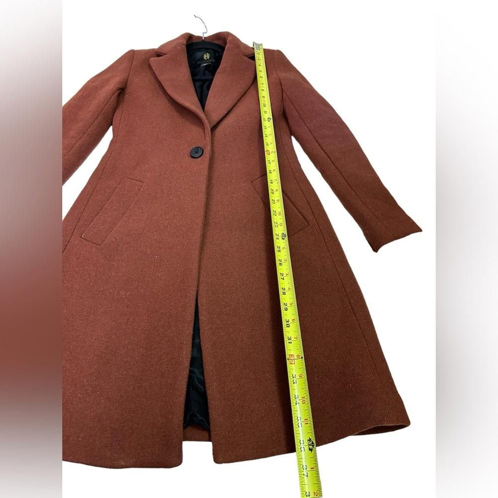 Designer House of Harlow 1960 l Brown Wool Blend Long Peacoat XS Size XS / US 0-2 / IT 36-38 - 4 Thumbnail