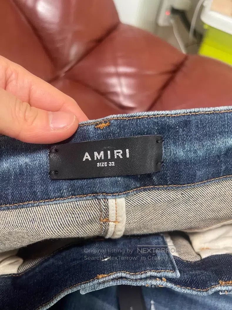 Amiri Amiri Denim Pants Size US 32 / EU 48 - 3 Thumbnail