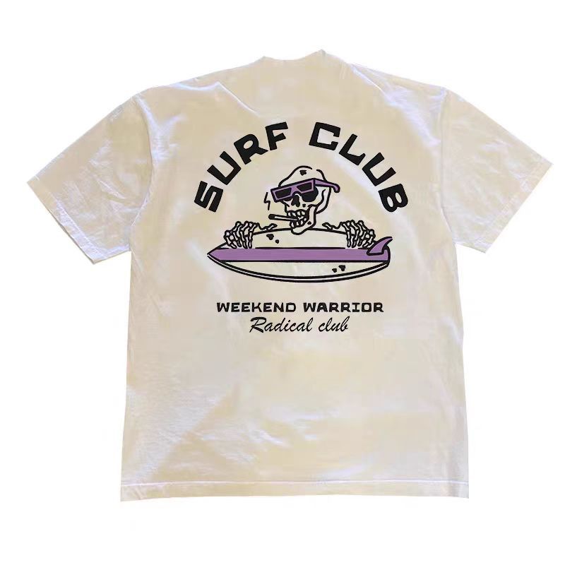 Japanese Brand White Loose Casual Printed Short Sleeve T-Shirt Size US M / EU 48-50 / 2 - 3 Thumbnail
