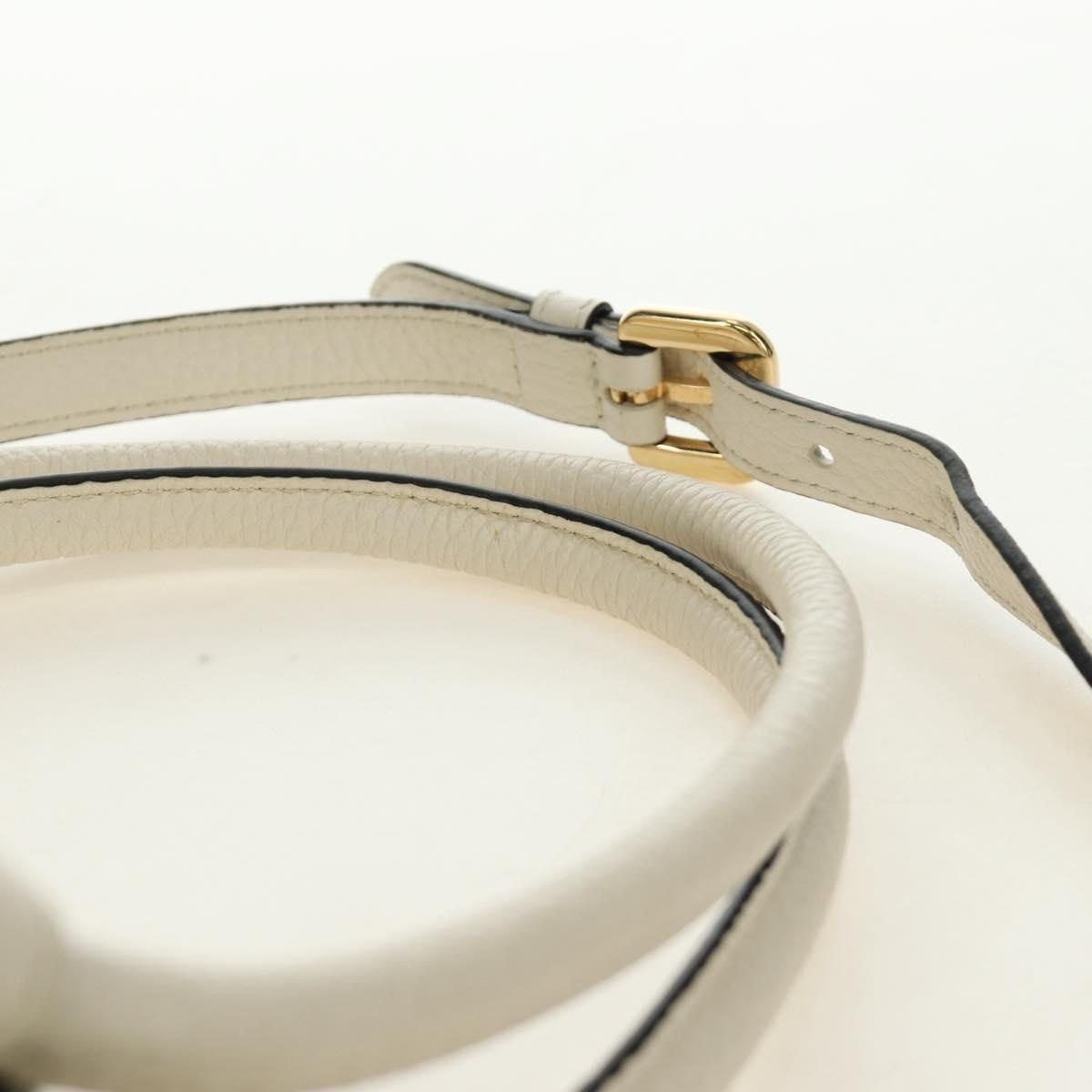 Prada Prada Vitello Leather Handbag Cream Size ONE SIZE - 8 Thumbnail