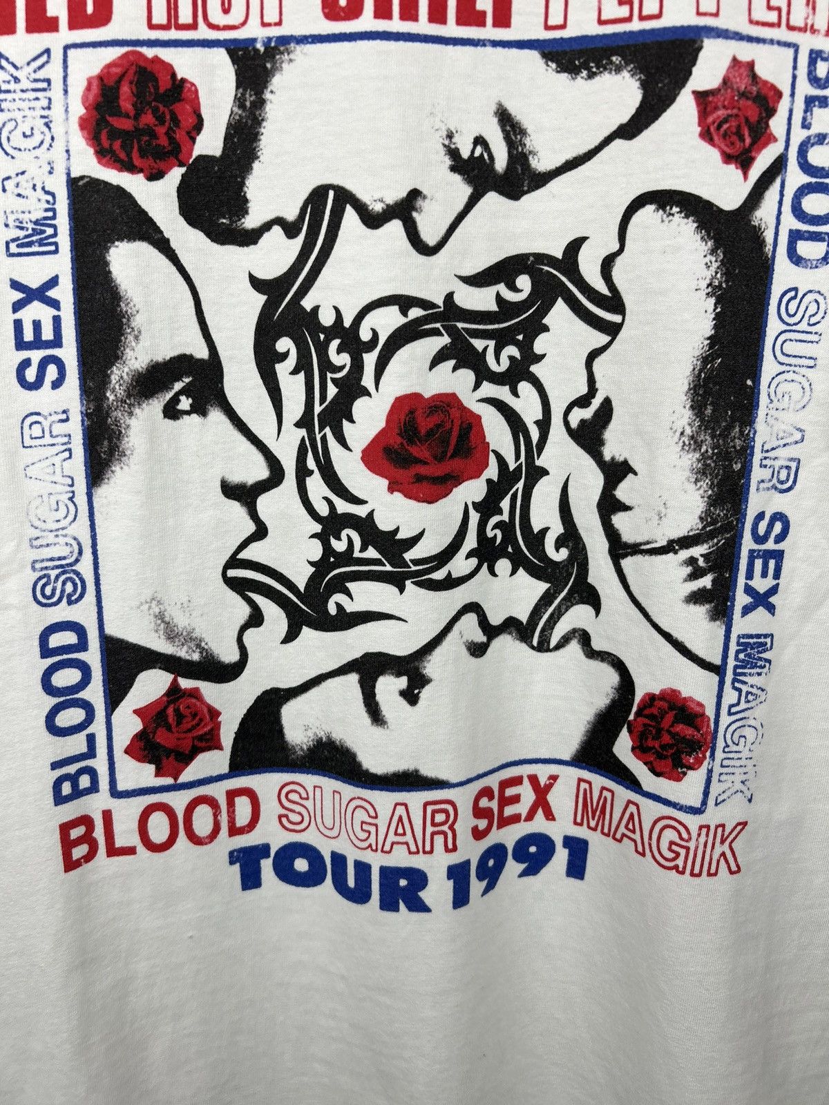 Band Tees Red Hot Chill Peppers Blood Sugar Sex Magik Tour 1991 Tee Size US XL / EU 56 / 4 - 9 Thumbnail