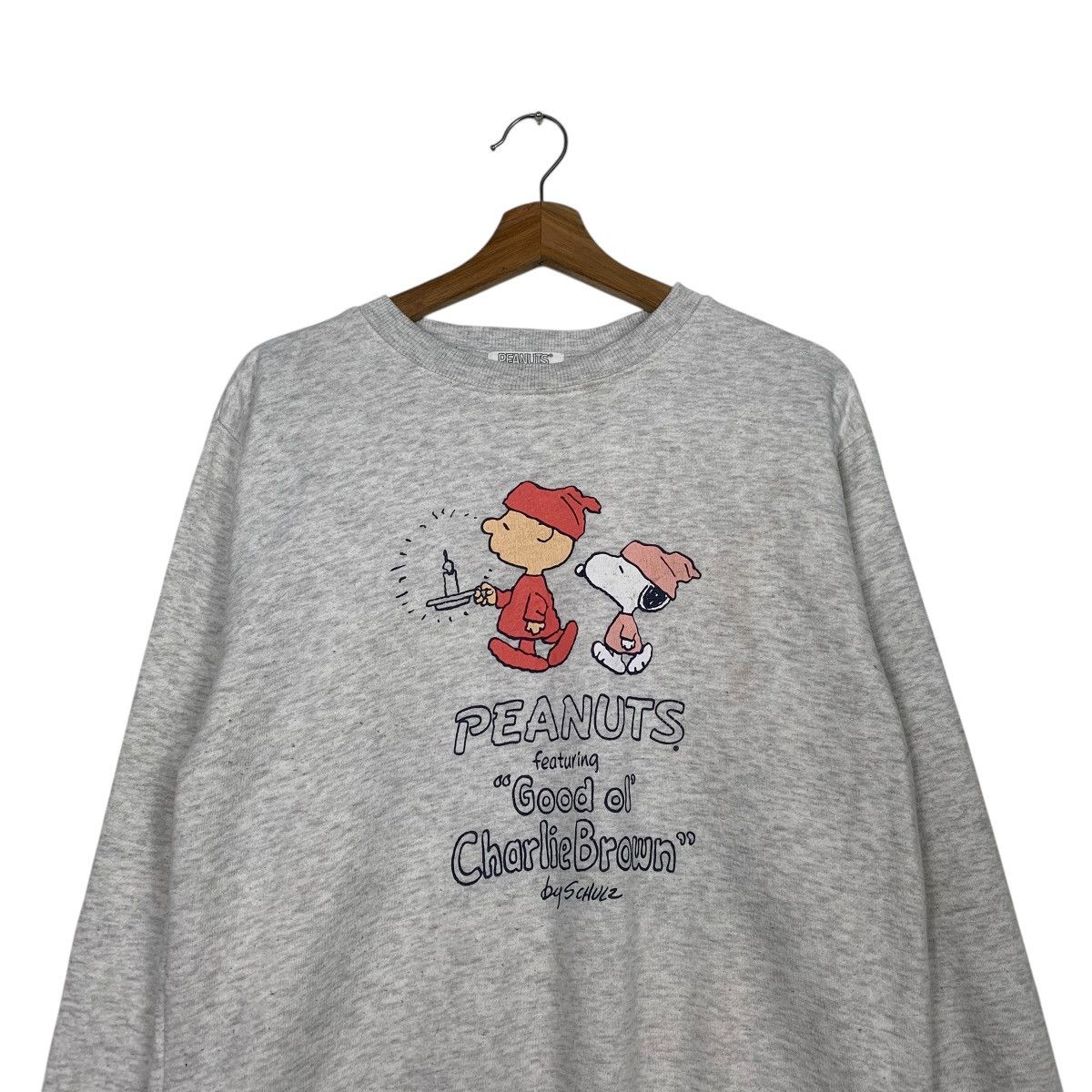 Japanese Brand Peanuts Charlie Brown Crewneck Sweatshirt Size US L / EU 52-54 / 3 - 2 Thumbnail