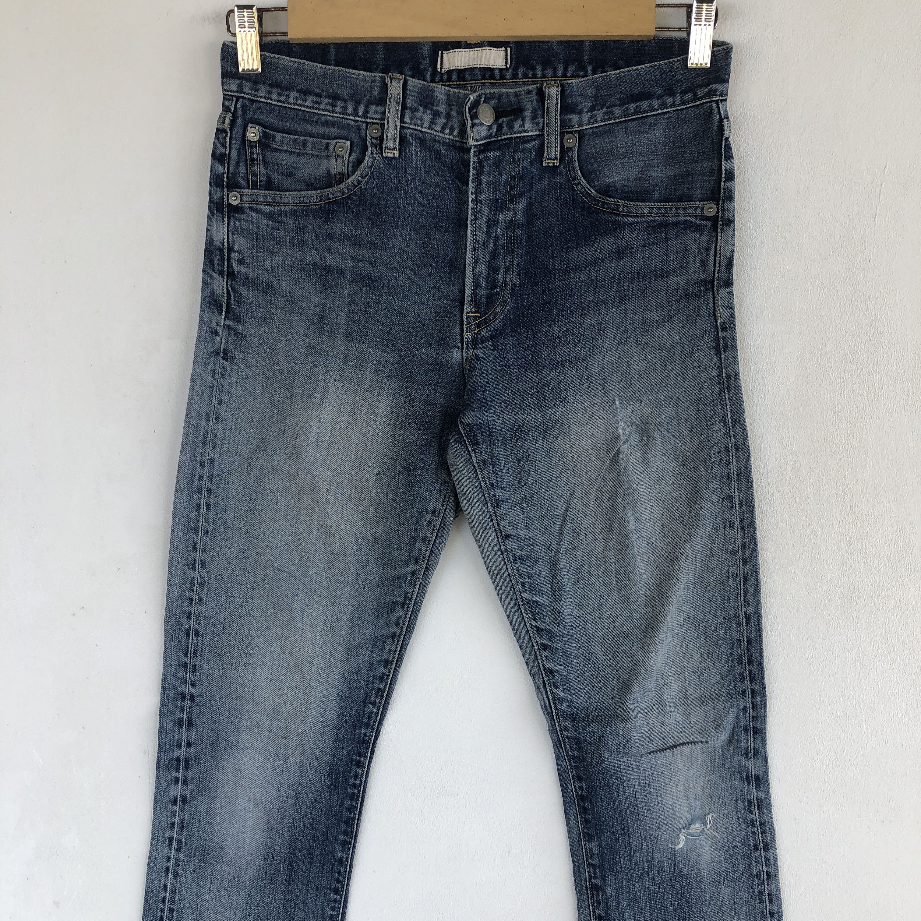 Japanese Brand Vintage Selvedge Uniqlo Jeans Redline Japanese Denim Pants Size 28" / US 6 / IT 42 - 3 Thumbnail
