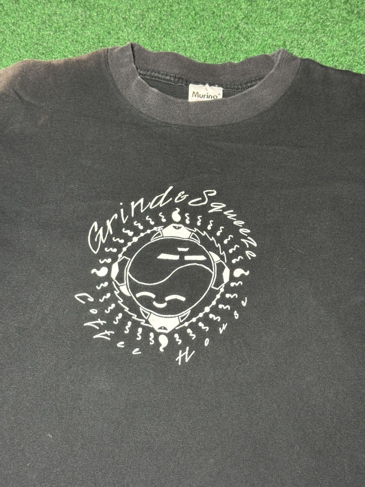 Vintage Vintage 90s Coffee House Art Tee Grind & Squeeze T Shirt Size US M / EU 48-50 / 2 - 2 Thumbnail