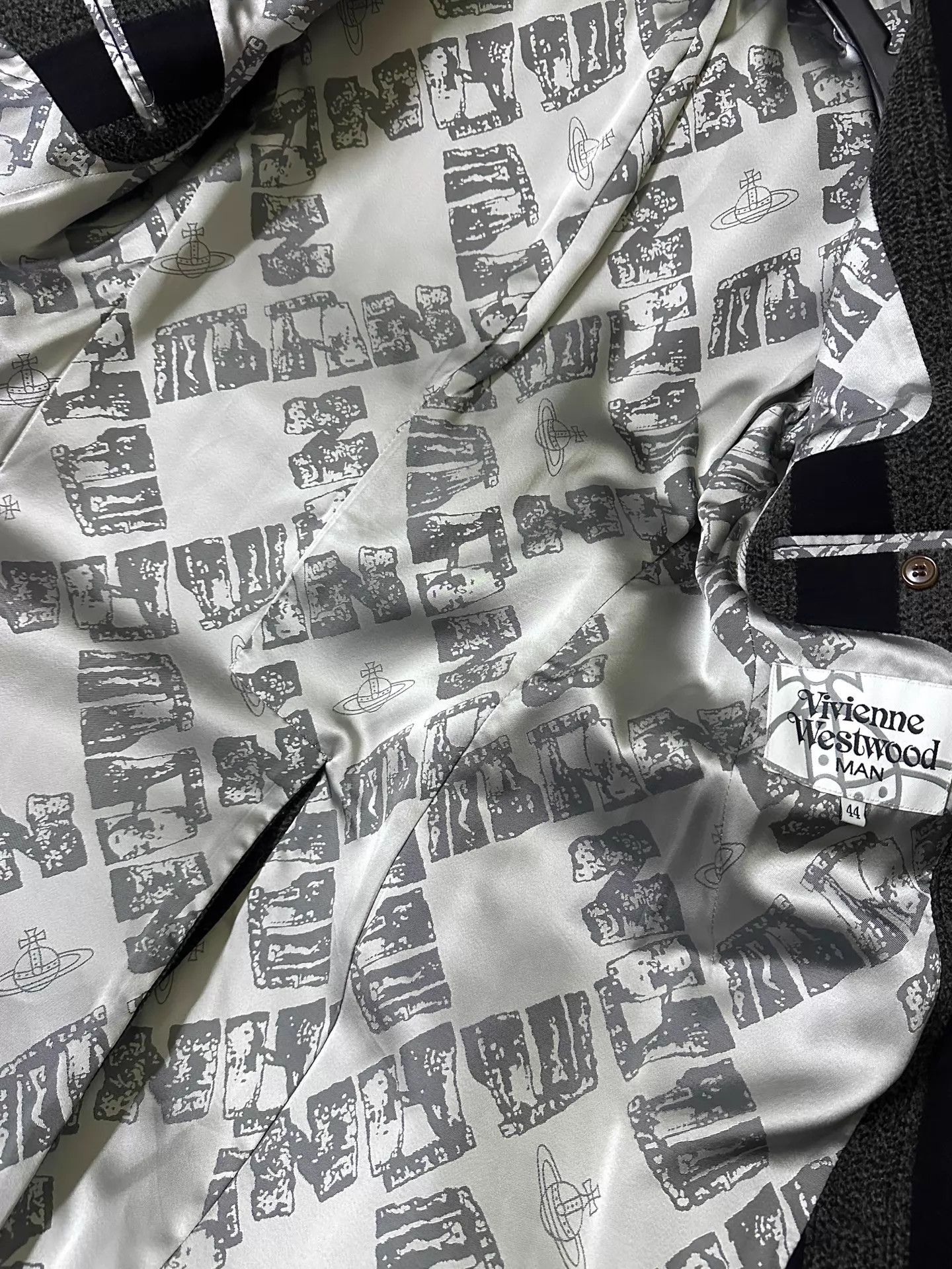 Vivienne Westwood Vivienne Westwood 1990s Striped Chesterfield Coat 44 Size US S / EU 44-46 / 1 - 4 Thumbnail