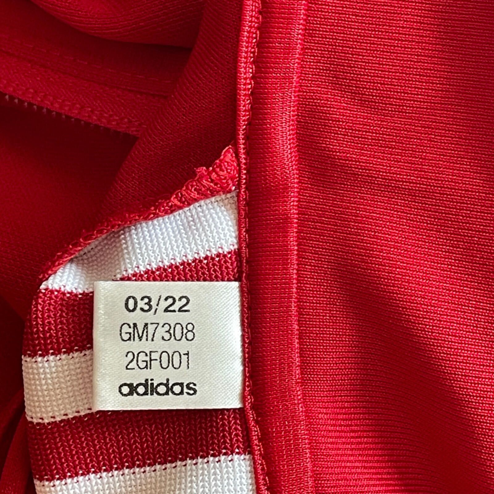 Adidas Adidas Tiro 21 Jacket Mens Small Red White NWT Full Zip NEW! Size ONE SIZE - 9 Thumbnail