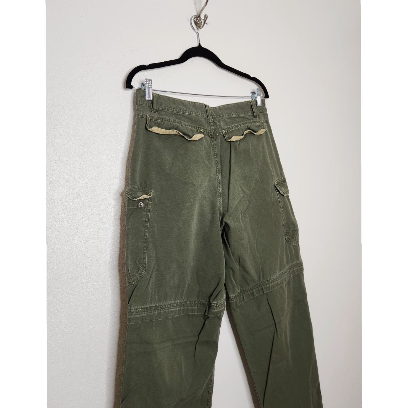 Vintage VINTAGE Gander Mountain Cargo Pants Green 33x32 Cargo Men Adult 90s Army Size US 33 - 4 Thumbnail