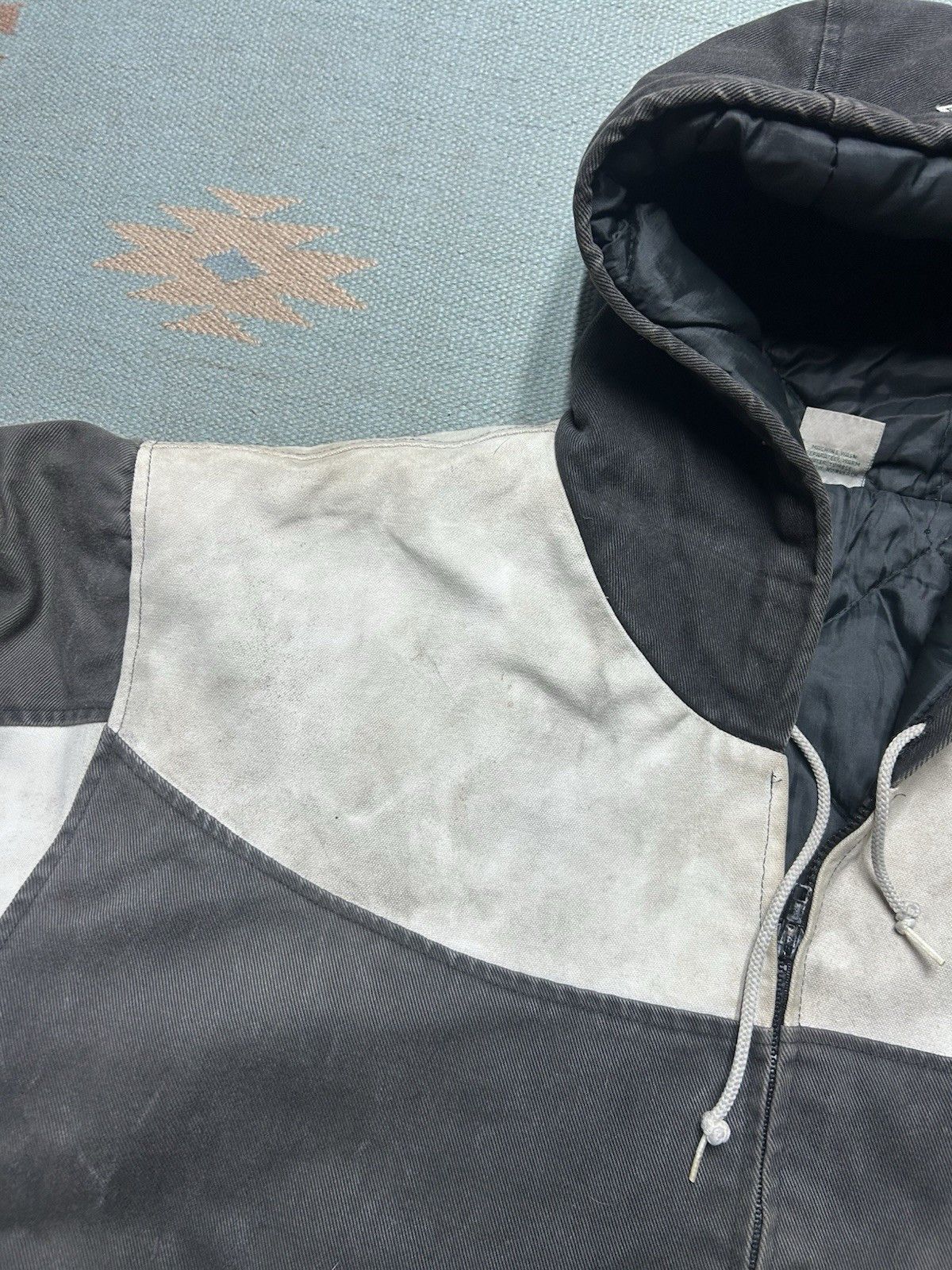 Vintage Vintage guess hooded work jacket canvas Carhartt quilted XL Size US XL / EU 56 / 4 - 11 Thumbnail