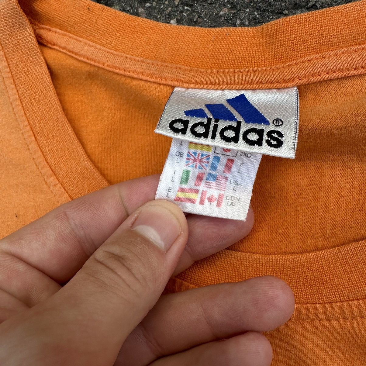 Adidas × IRAK Vintage Adidas T-shirts Logo 90s Y2K Streetwear Size US L / EU 52-54 / 3 - 8 Thumbnail