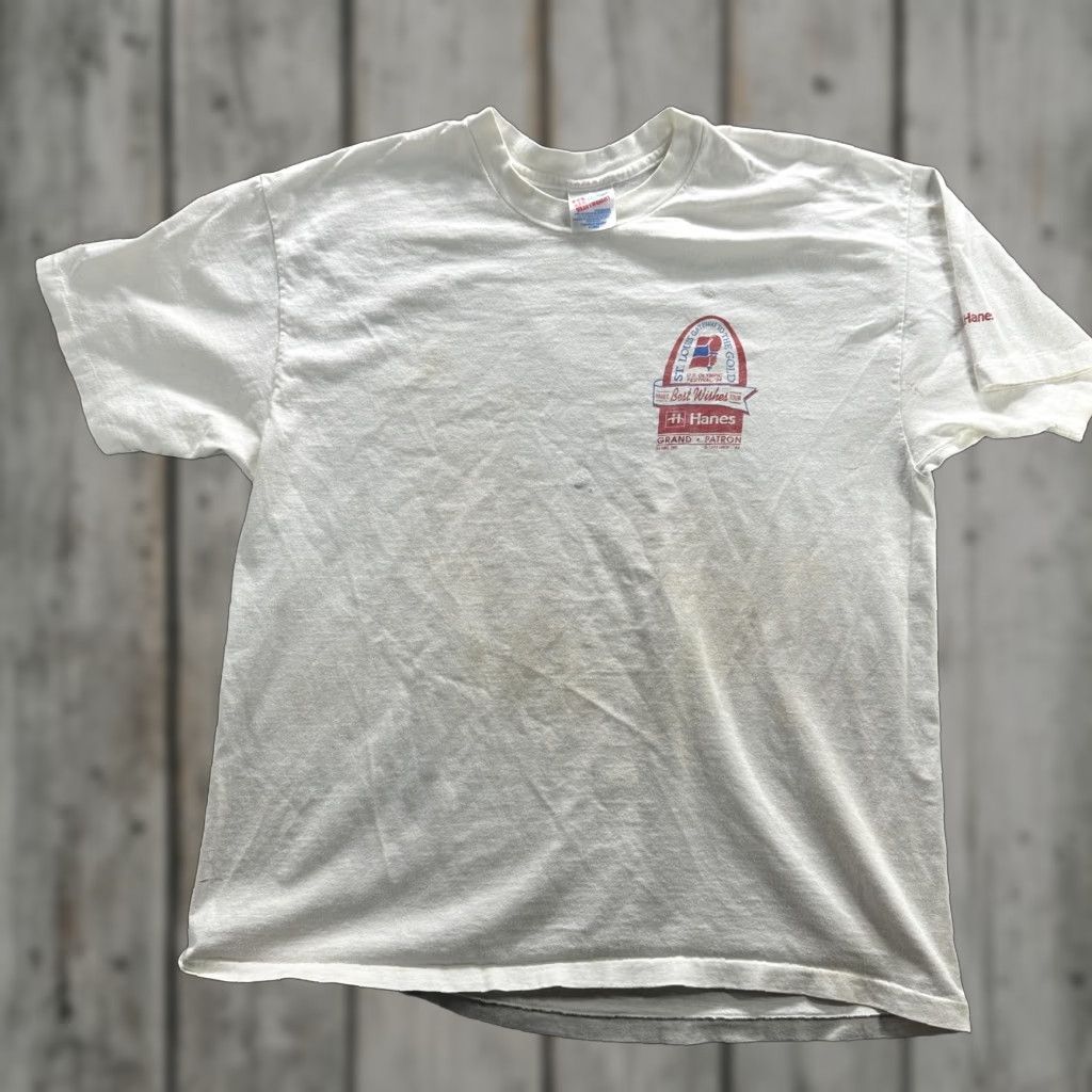 Hanes VINTAGE Hanes Shirt Mens XL White 1994 U.S. Olympic Festival Graphic Crew Neck Short Sleeve Size US XL / EU 56 / 4 - 1 Thumbnail