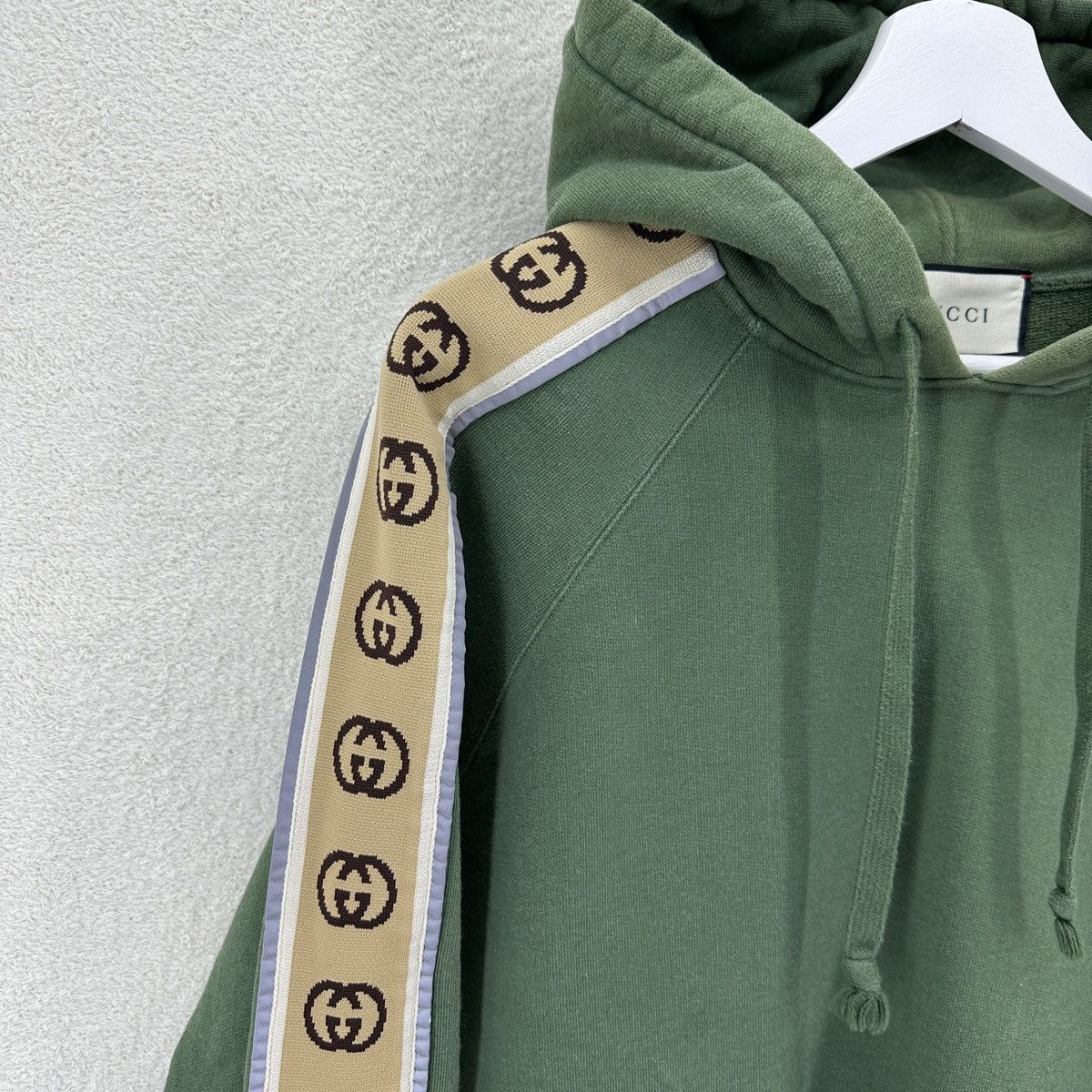 Gucci side line logo hoodie Size US S / EU 44-46 / 1 - 2 Thumbnail