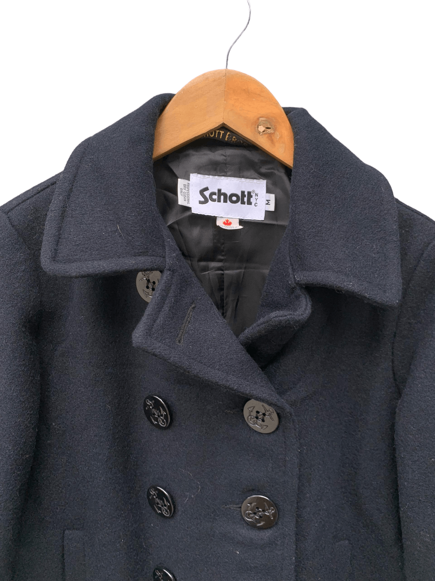 Schott Vintage Schott Bros Canada Black Button Jacket Size US M / EU 48-50 / 2 - 11 Thumbnail