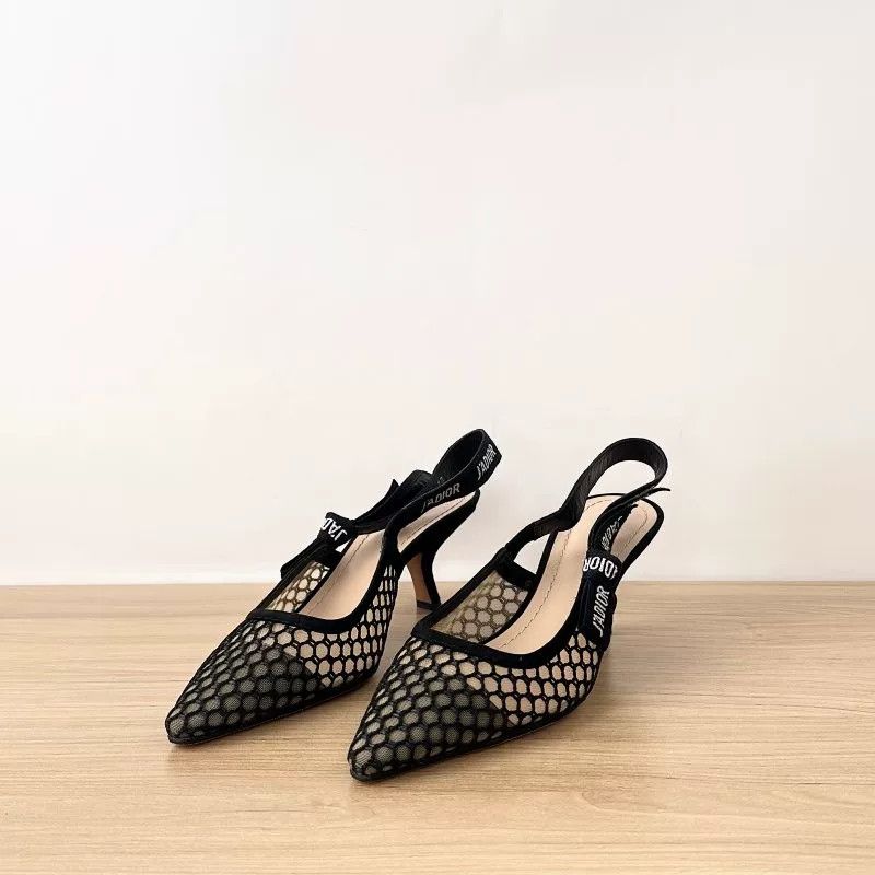 Dior Dior Mesh Kitten Heel Pumps Size 38 Size US 7 / IT 37 - 1 Thumbnail