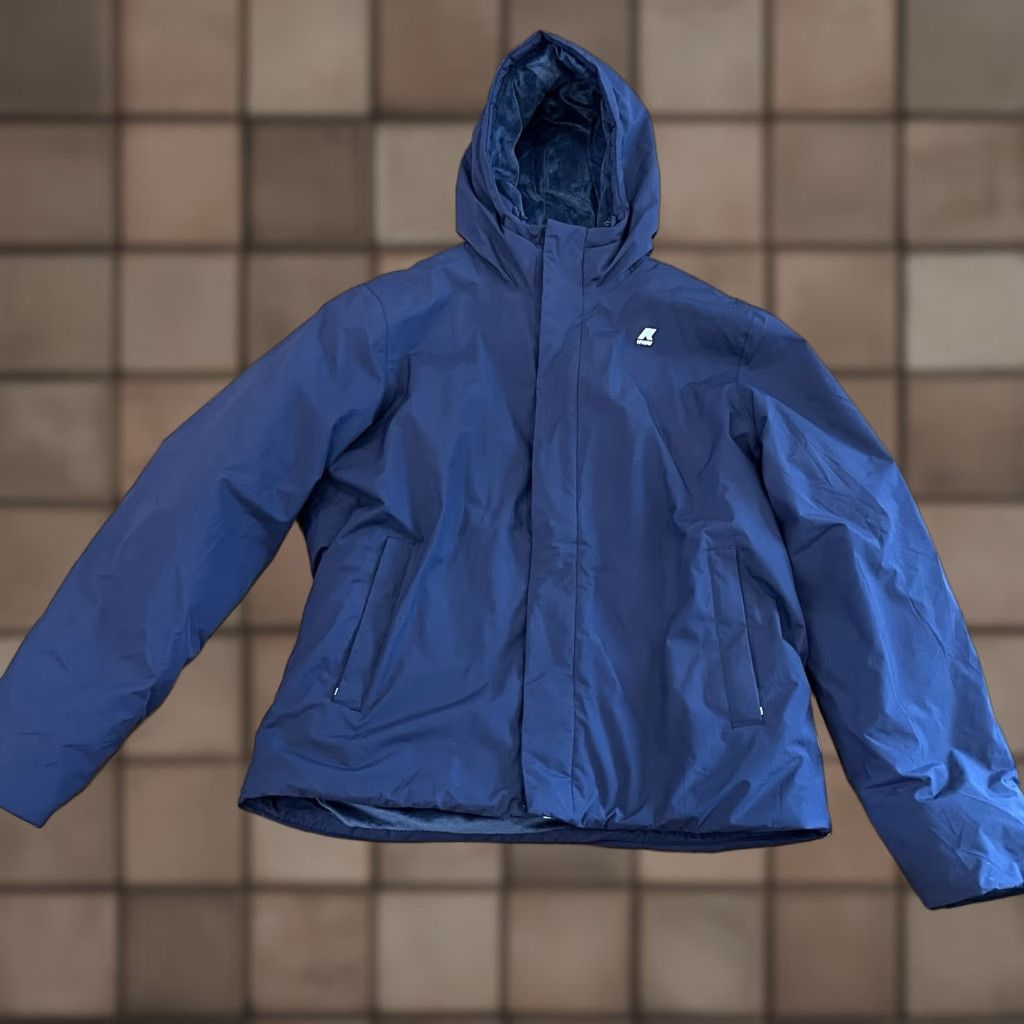 K-Way K-Way Jack Ripstop Marmotta Jacket Navy XL Men’s 90s Outdoor Ski Waterproof Zip Pockets Size US XL / EU 56 / 4 - 1 Thumbnail