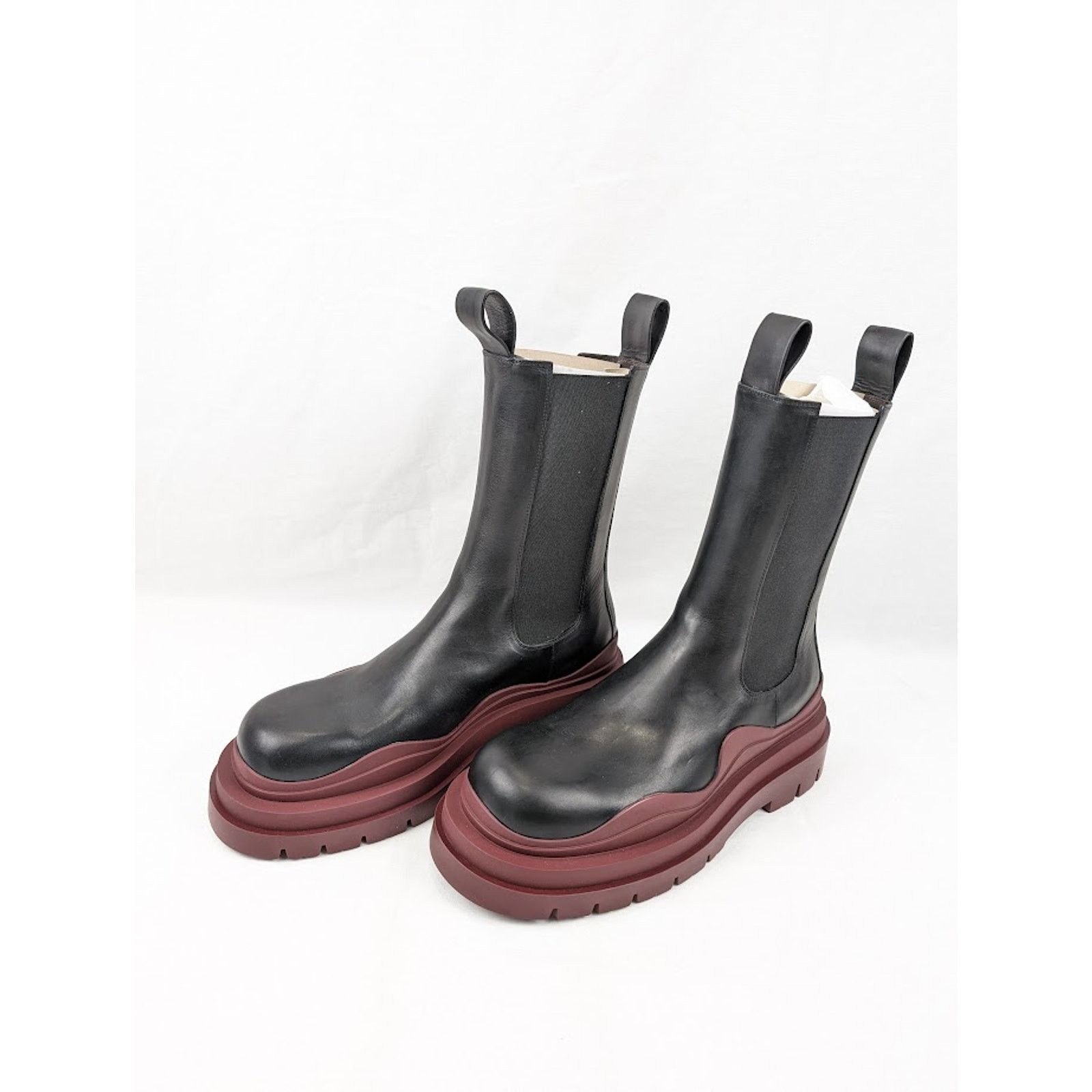 Bottega Veneta o1rshd1 Q:2 / Military Calf Tire Boots in Black Size US 10 / EU 43 - 17 Thumbnail