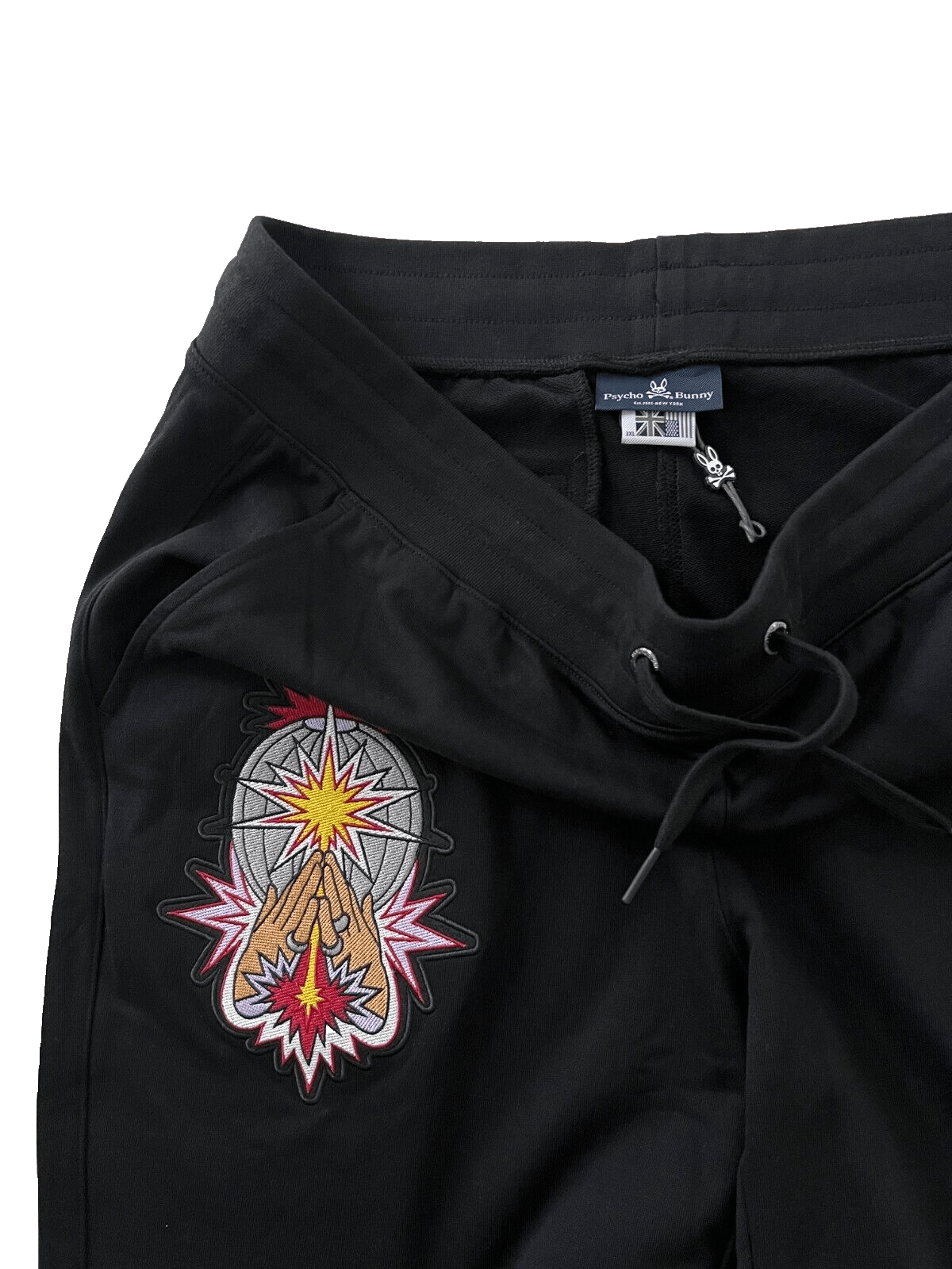 Psycho Bunny Psycho Bunny Jogger Sweatpants Patches Black ( 3XL ) Size US 44 / EU 60 - 5 Thumbnail