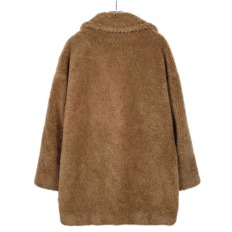 Max Mara Max Mara Lapel camel wool blend teddy coat Size M / US 6-8 / IT 42-44 - 2 Thumbnail