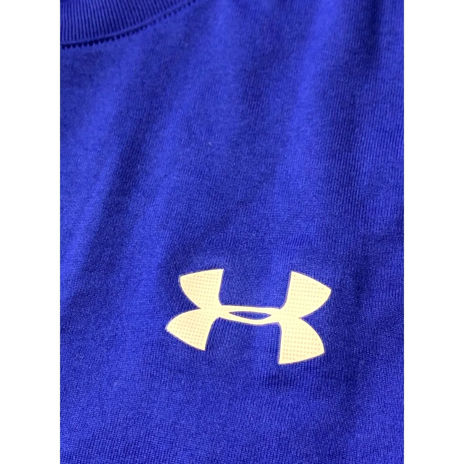Under Armour Under Armour HeatGear Mens Training Compression Shirt Jersey XL Blue Jersey Short Sleeve T-Shirt CrossFit Activewear 2014 Size US XL / EU 56 / 4 - 3 Thumbnail