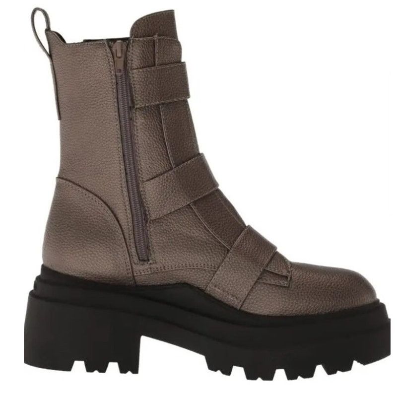 Guess GUESS Womens NEW Combat Valicia Faux Leather Boots Size 7.5 Size US 7.5 / IT 37.5 - 3 Thumbnail