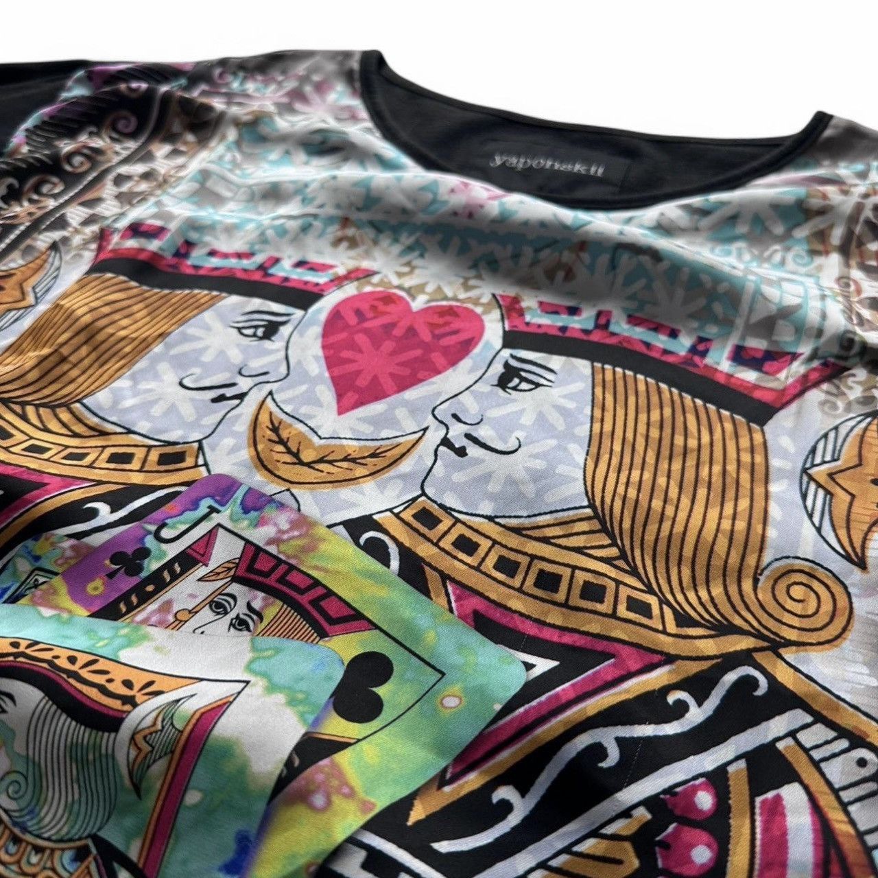 Yaponskii Yaponskii Archival Silky/Jersey Playing Card Graphic Tee Size US S / EU 44-46 / 1 - 5 Thumbnail