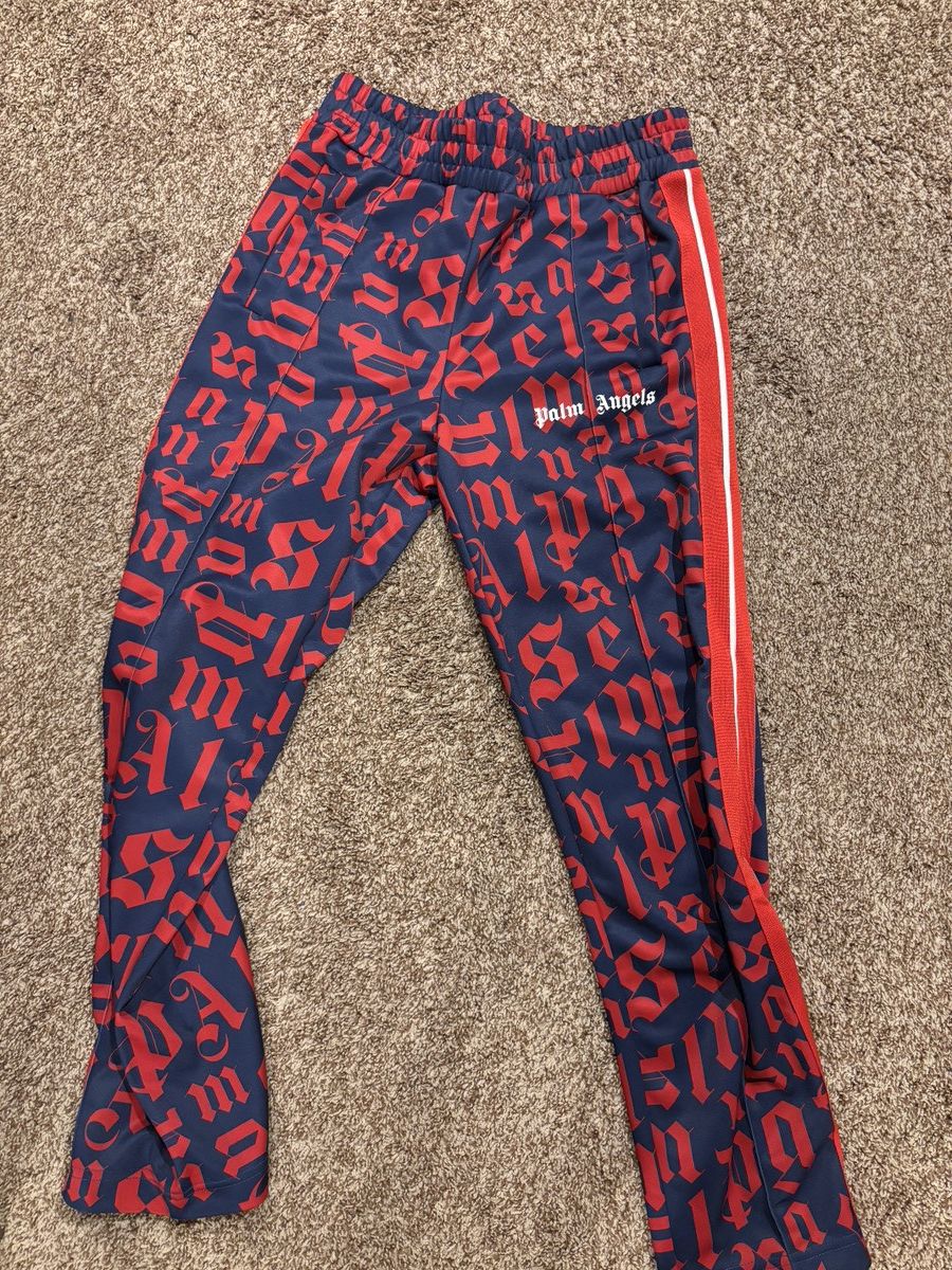Palm Angels Palm angles blue and red joggers Size US 32 / EU 48 - 1 Thumbnail