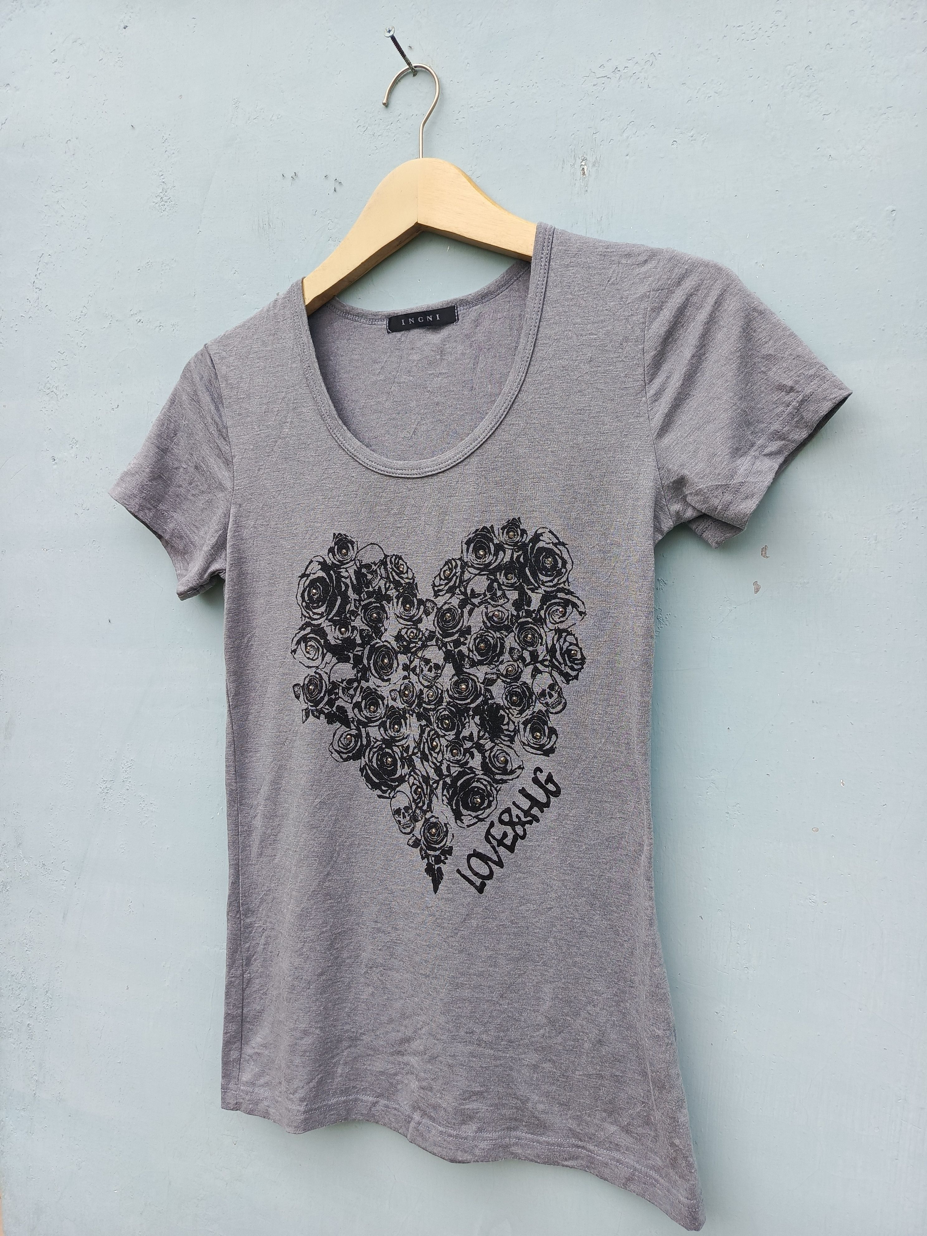 Japanese Brand Ingni love & hug skull print t-shirts Size M / US 6-8 / IT 42-44 - 5 Thumbnail