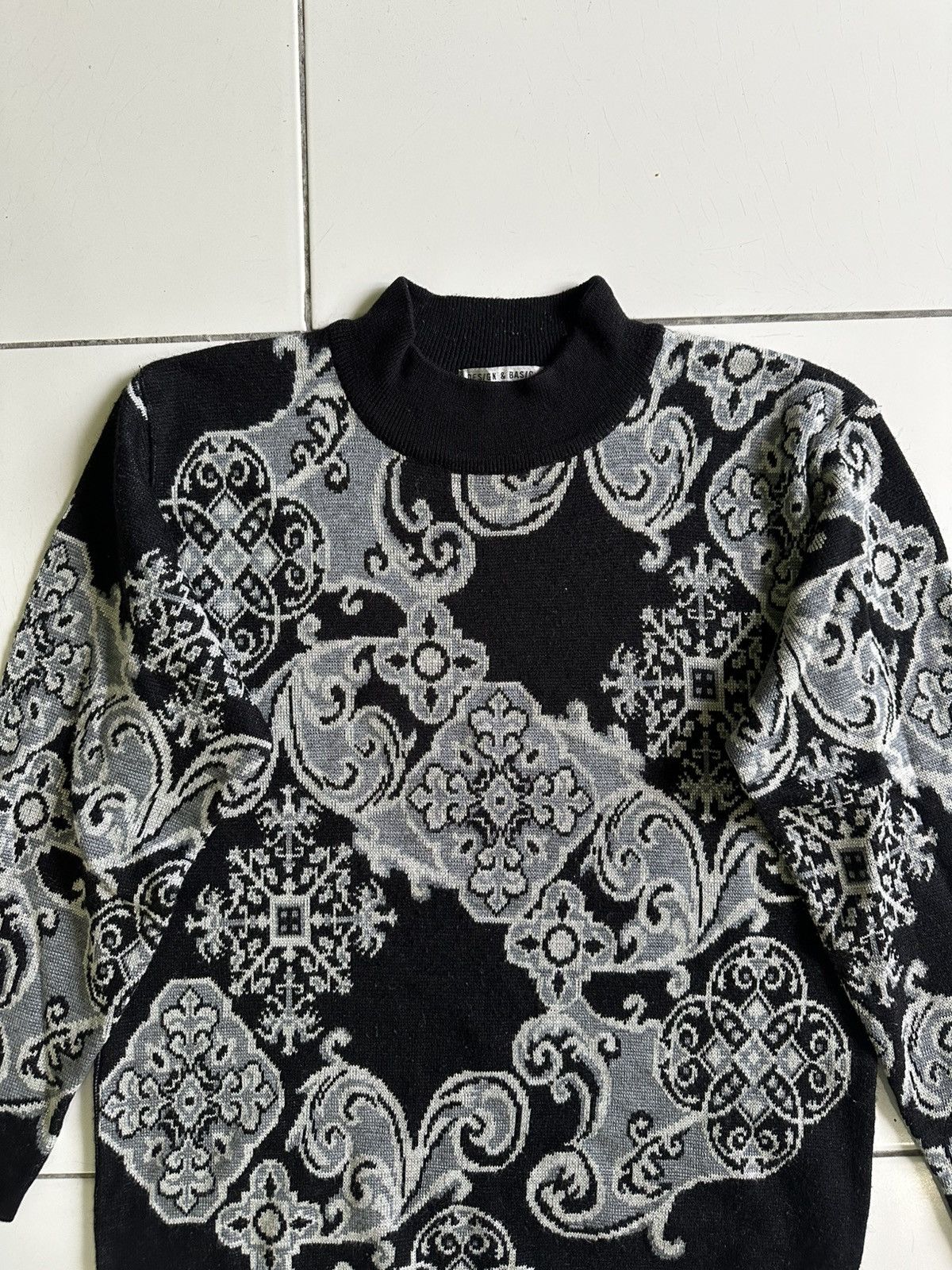 Japanese Brand Vintage Ragalia Printed Cotton Knit Sweater Size M / US 6-8 / IT 42-44 - 4 Thumbnail