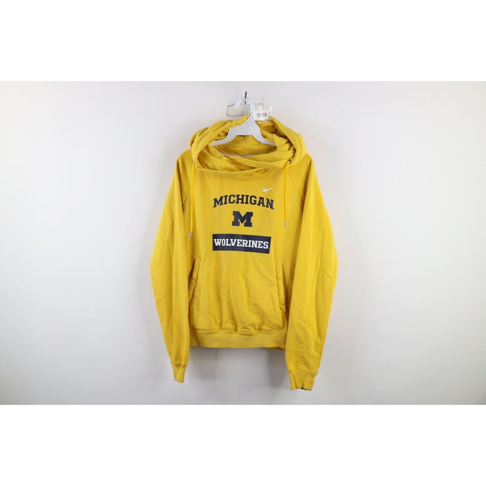 Nike Nike Distressed Spell Out University of Michigan Hoodie Size M / US 6-8 / IT 42-44 - 1 Thumbnail