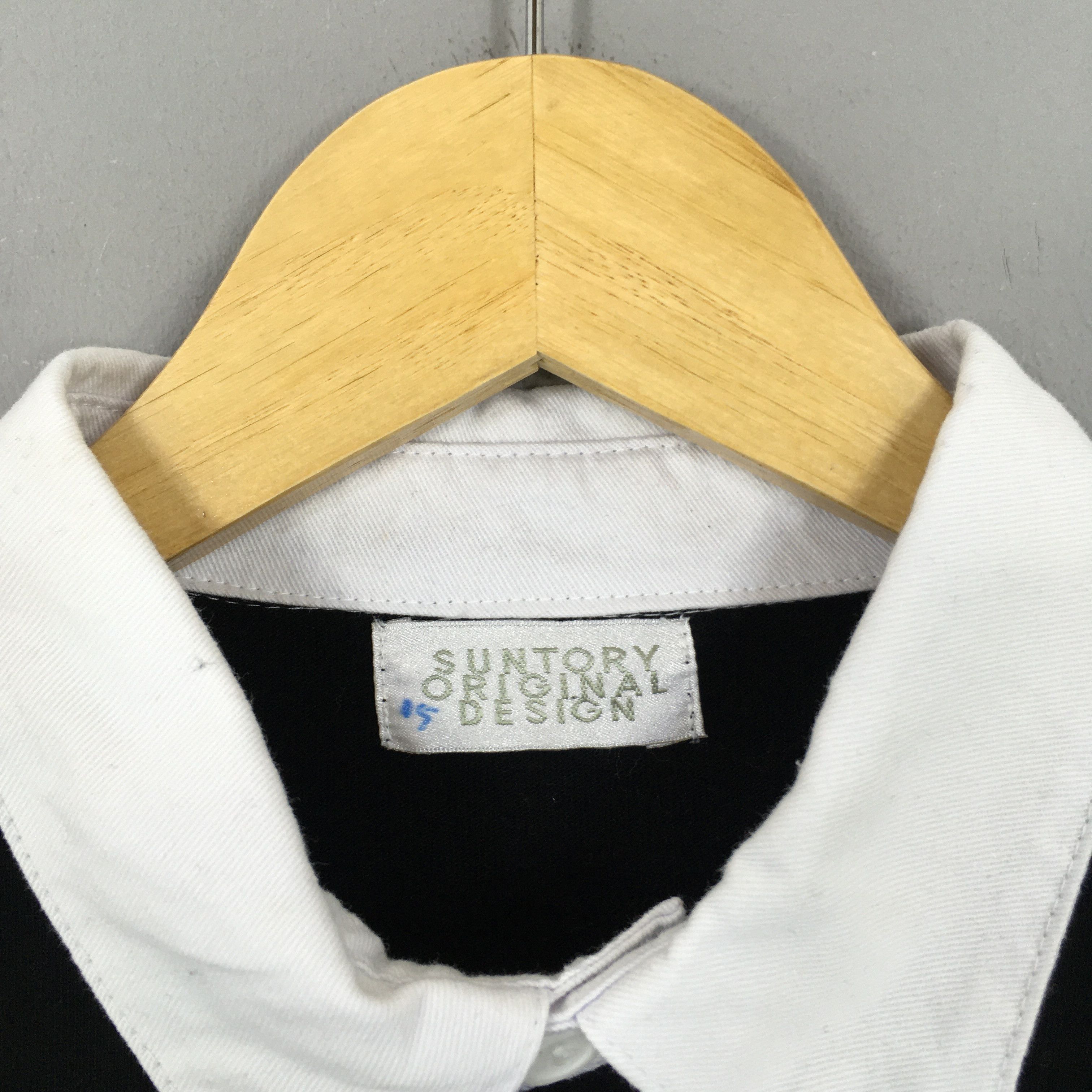 Other Vintage 90s Suntory Boss Coffee Polo Rugby Shirt Medium Size US M / EU 48-50 / 2 - 5 Thumbnail