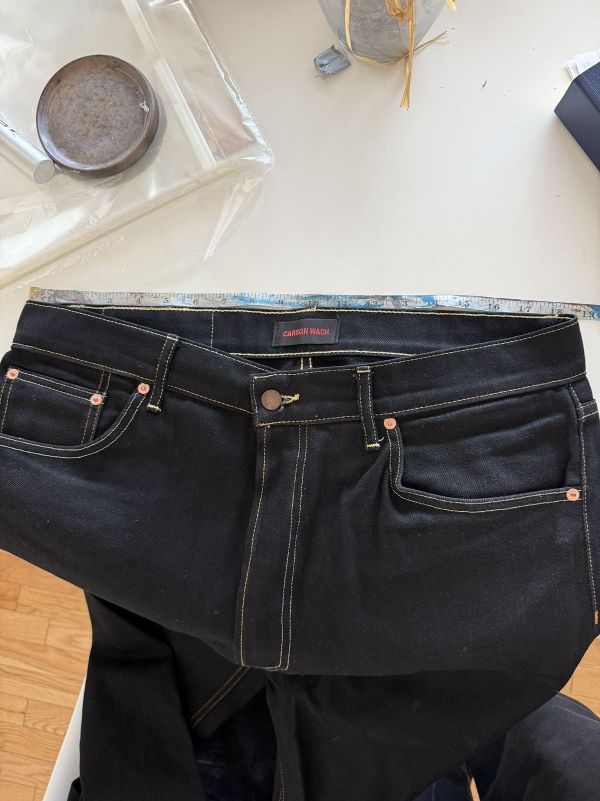CARSON WACH Carson Wach 333 Denim Raw Black Size US 36 / EU 52 - 6 Thumbnail