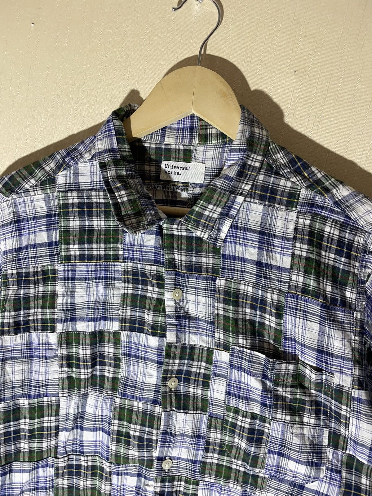 Japanese Brand × Universal Works Universal Works patchwork Japanese style shirt Size US M / EU 48-50 / 2 - 6 Thumbnail