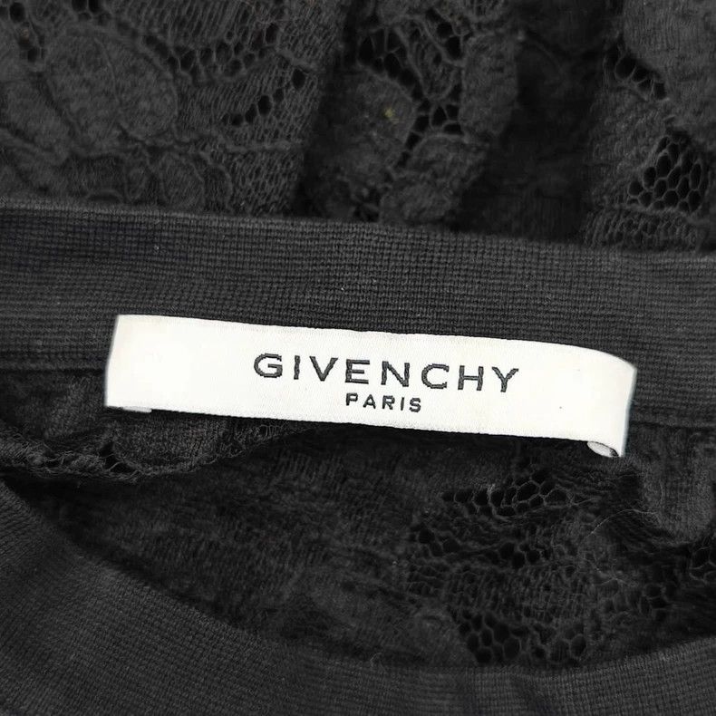 Givenchy Givenchy Limited edition Pervert 17 black lace T-shirt Size US S / EU 44-46 / 1 - 4 Thumbnail