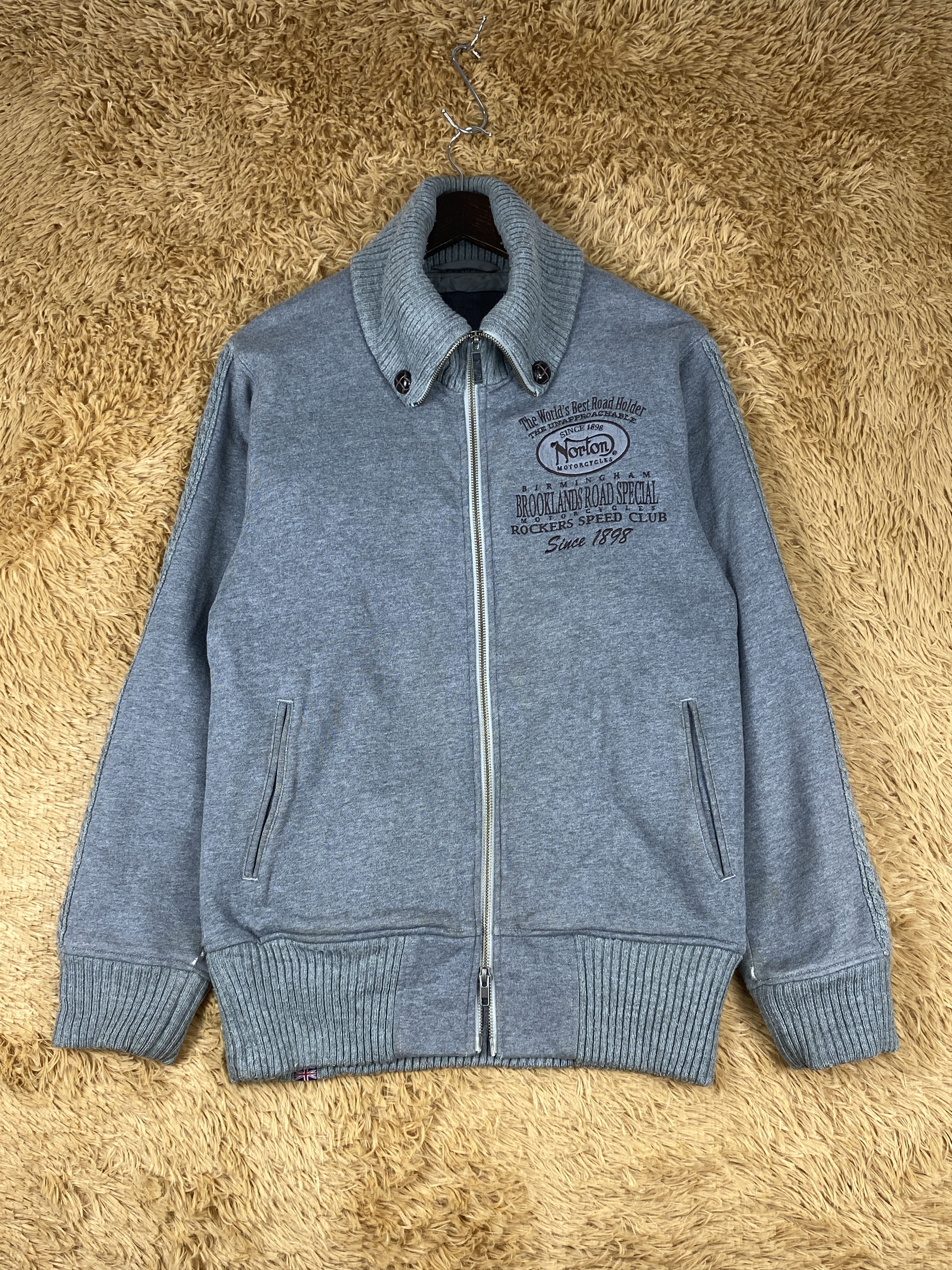 Norton Vintage Norton Motorcycles Rider Sweatshirt J1834 Size US S / EU 44-46 / 1 - 2 Thumbnail