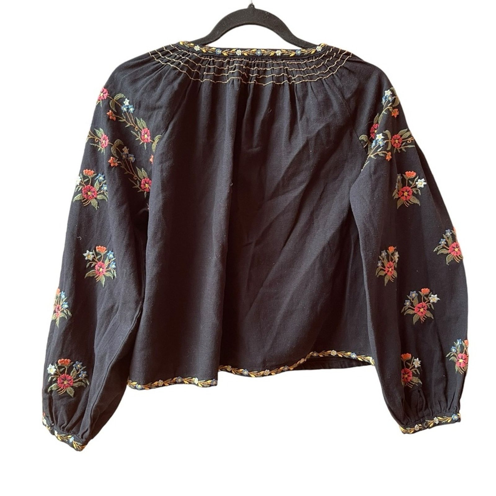 THE GREAT THE GREAT The Passage Blouse | Black size :0 / US:XS Size XS / US 0-2 / IT 36-38 - 7 Thumbnail