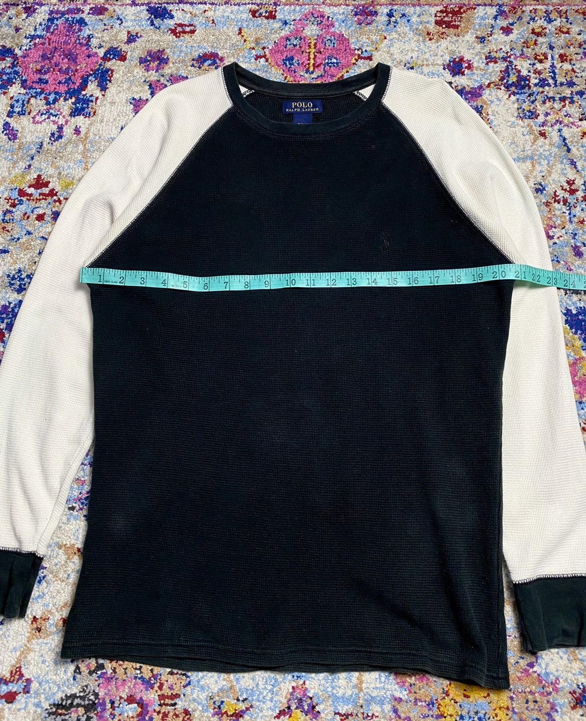 Polo Ralph Lauren × Vintage Classic Polo Ralph Lauren Thermal Waffle Knit Sweatshirts Size US M / EU 48-50 / 2 - 6 Thumbnail