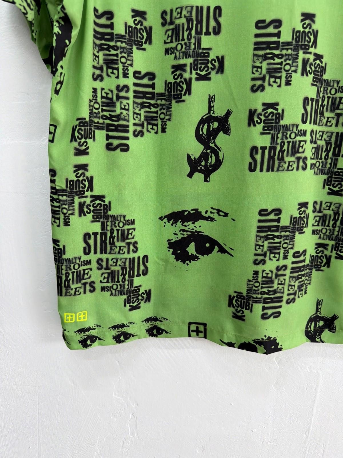 Ksubi new ksubi medium m short sleeve resort shirt green brat Size US M / EU 48-50 / 2 - 6 Thumbnail