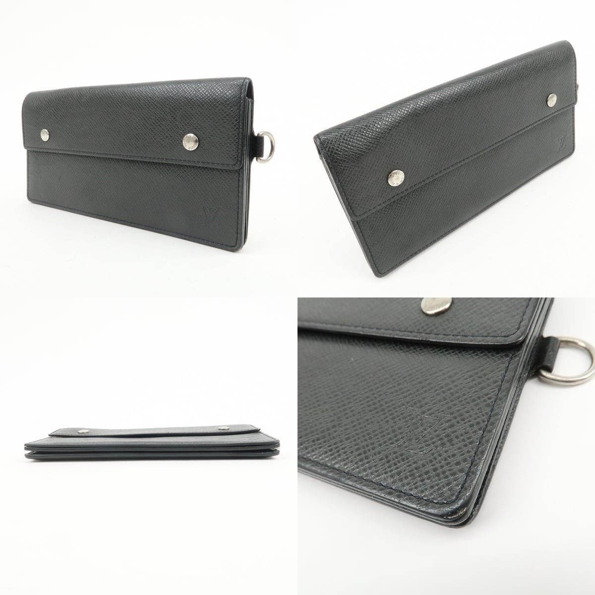 Louis Vuitton Louis Vuitton Taiga Portefeuille Accordion Wallet Black Size ONE SIZE - 3 Thumbnail
