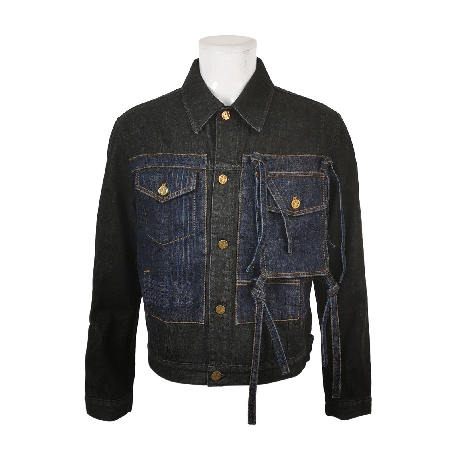 Louis Vuitton Louis Vuitton Contrast Denim Utility Jacket Size 46 Size US S / EU 44-46 / 1 - 1 Thumbnail