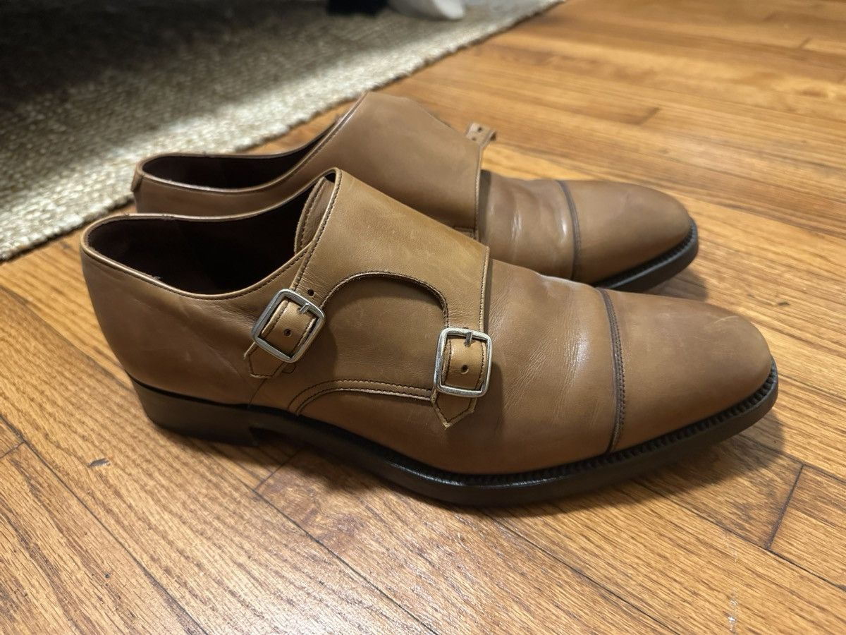 Sid Mashburn SID MASHBURN 9.5D DOUBLE MONK STRAP MADE IN ENGLAND Vibram Size US 9.5 / EU 42-43 - 2 Thumbnail